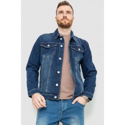 Джинсова куртка чоловіча, колір синій, 157R4607