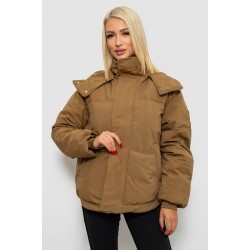Куртка жіноча зимова коротка, колір хакі, 244R983