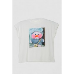 Костюм для дівчаток велюровий, колір білий, 102R1528