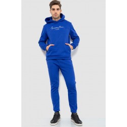Спортивний костюм чоловічий на флісі, колір електрик, 238R57160