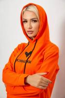 Спортивний костюм жіночий двонитка  уцінка, колір помаранчевий, 214R1419-007-U-11