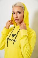 Спортивний костюм жіночий двонитка  уцінка, колір жовтий, 214R1419-007-U-38