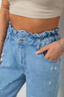 Джинси жіночі Mom-fit, колір блакитний, 244R1601S20-LZ