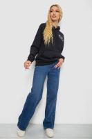Худі жіночий на тонкому флісі, колір чорний, 238R57162-10