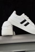 Кеди жіночі, колір біло-чорний, 248RJH100