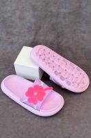 Шльопанці жіночі з аплікацією, колір бузковий, 243R5028-1