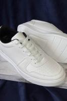 Кеди чоловічі, колір біло-чорний, 248RR24