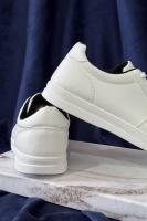 Кеди чоловічі, колір біло-чорний, 248RR24